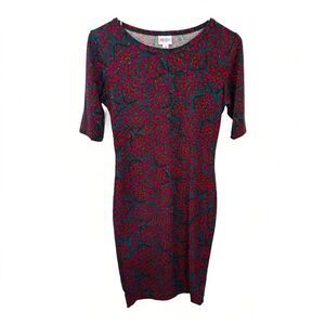 LuLaRoe Womens Dress Size XS Julia Multi-Color  Dress